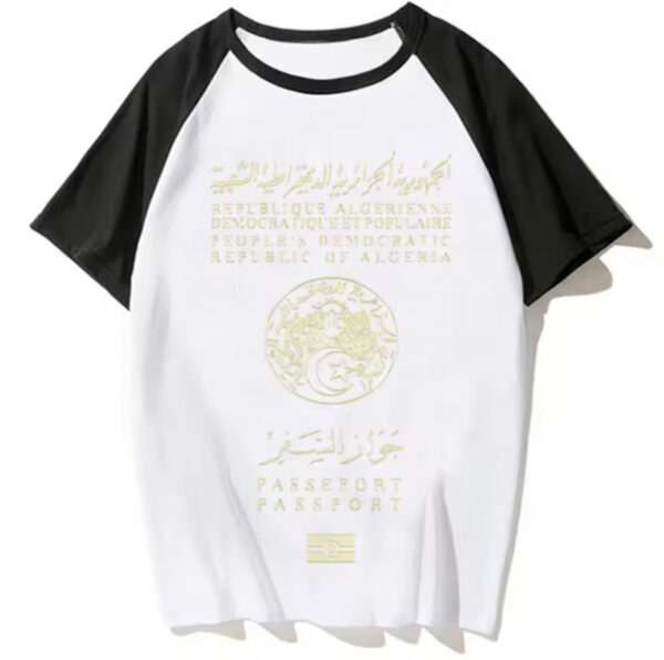 T-Shirt Thème Passeport Algérie